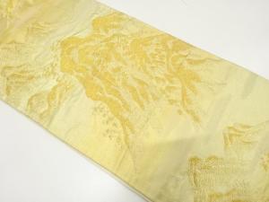 アンティーク　岩山模様織り出し袋帯（材料）